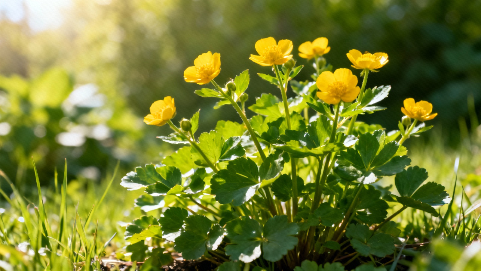 How much sunlight does creeping buttercup need for optimal growth
