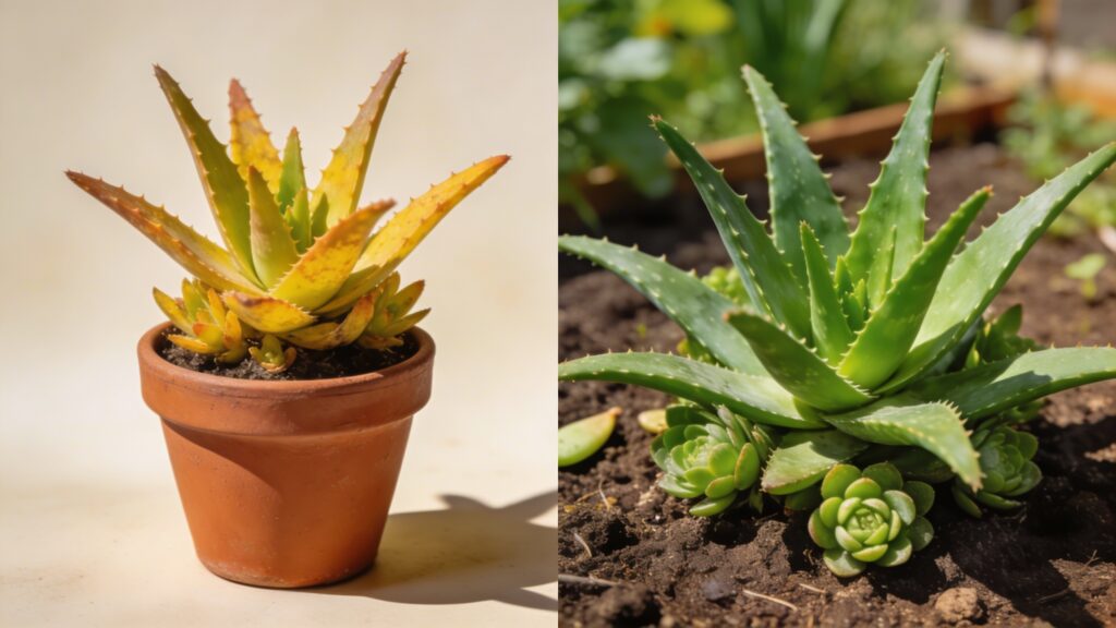 Aloe Vera - Aloe vera Indoor vs Outdoor Growing Tips