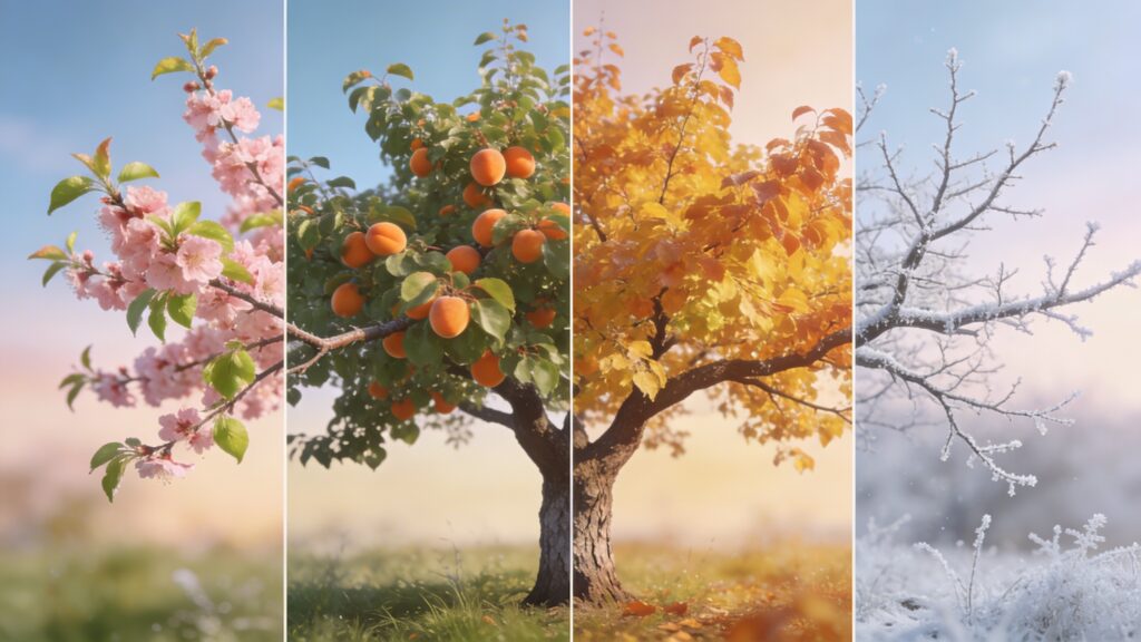 Apricot Tree - Prunus armeniaca Seasonal Care Calendar
