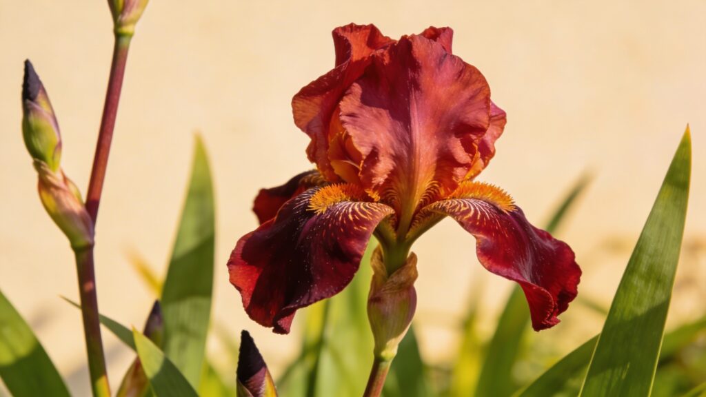 Bearded Iris (Iris germanica) - Plant care guide