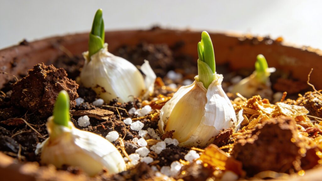 Best Soil & Potting Mix for Garlic - Allium sativum