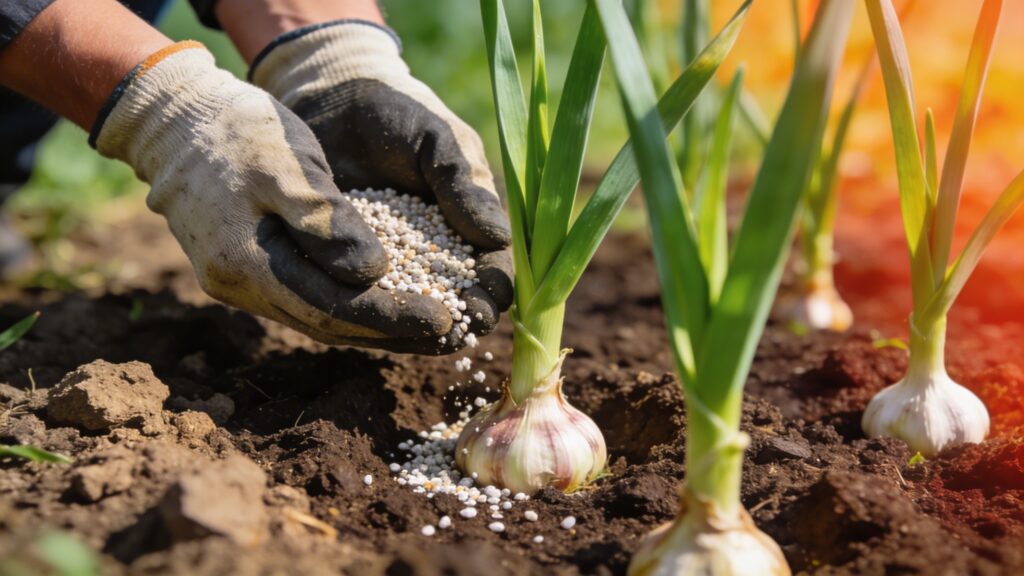 How to Fertilize Garlic - Allium sativum: Tips & Care