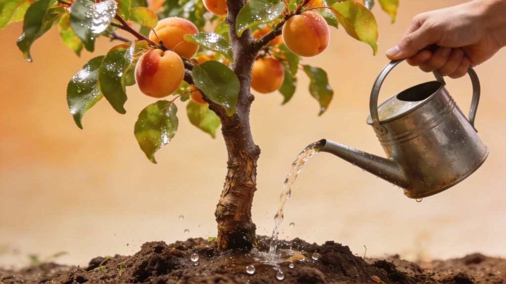 How to Water Apricot Tree - Prunus armeniaca Tips