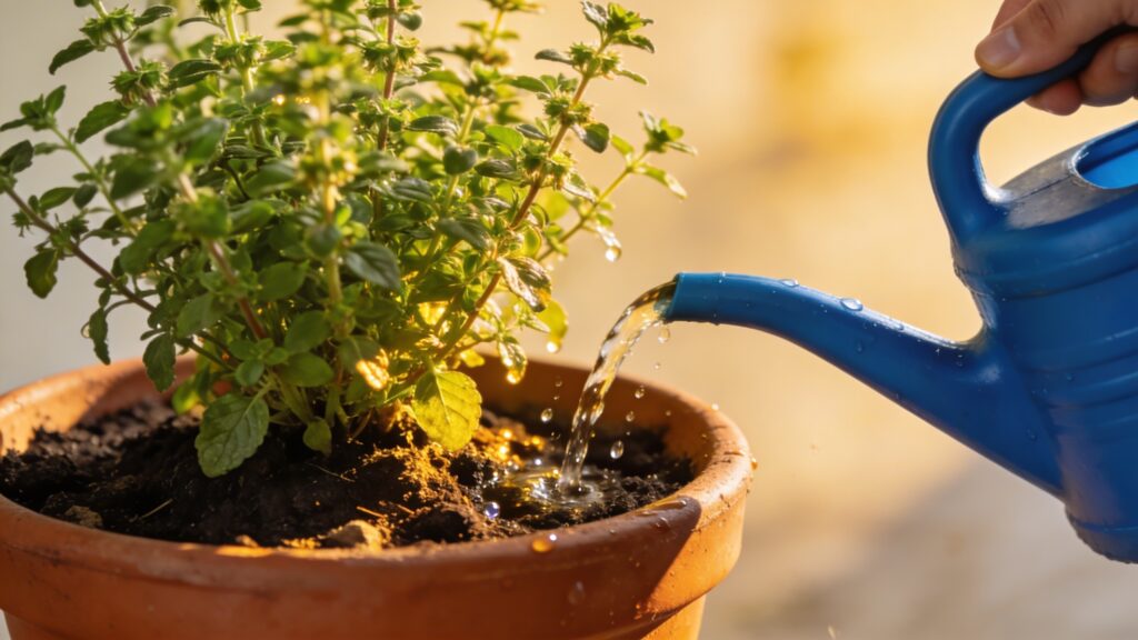 How to Water Oregano - Origanum vulgare Properly