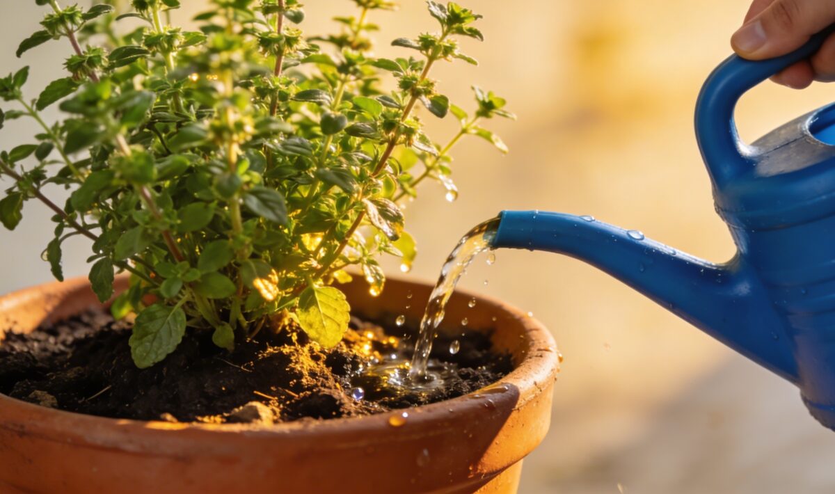 How to Water Oregano - Origanum vulgare Properly
