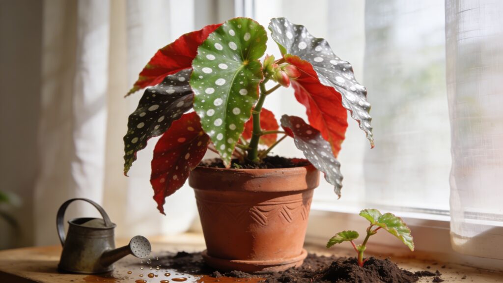 Polka Dot Begonia (Begonia maculata) - Plant care guide