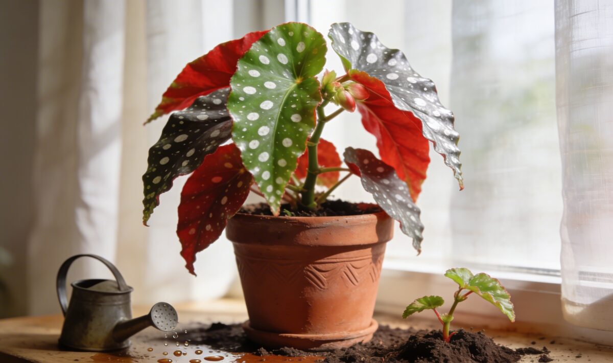Polka Dot Begonia (Begonia maculata) - Plant care guide