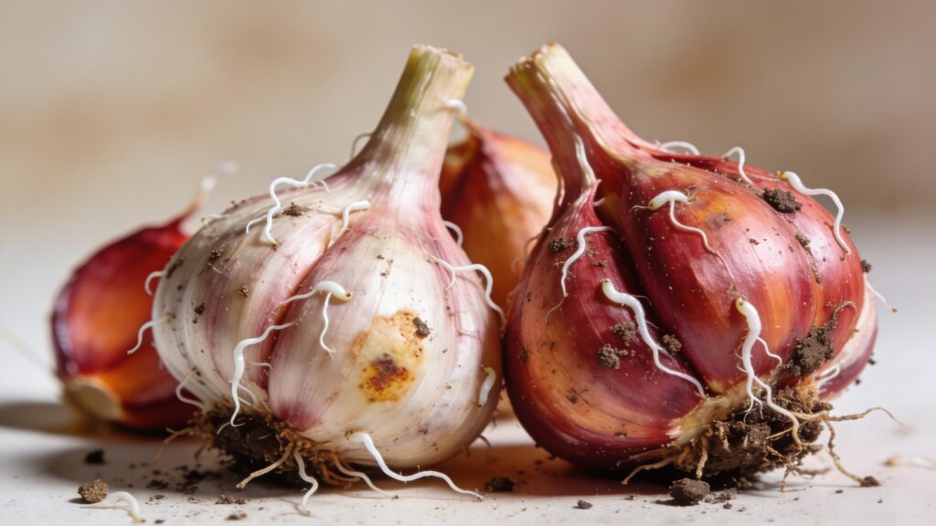 Why does my Garlic - Allium sativum have Nematodes?