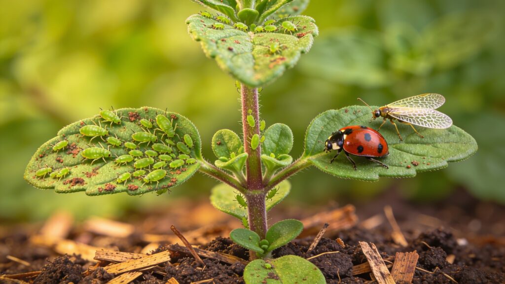 Why does my Oregano have Aphids: Natural Control Methods