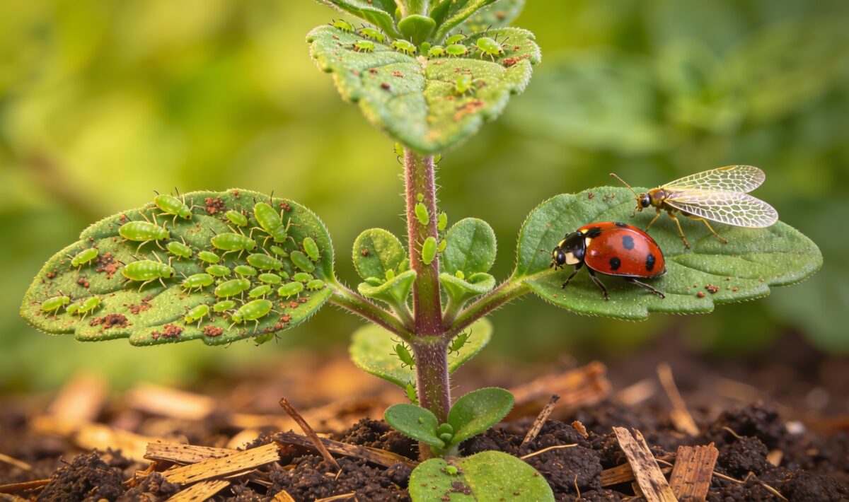Why does my Oregano have Aphids: Natural Control Methods