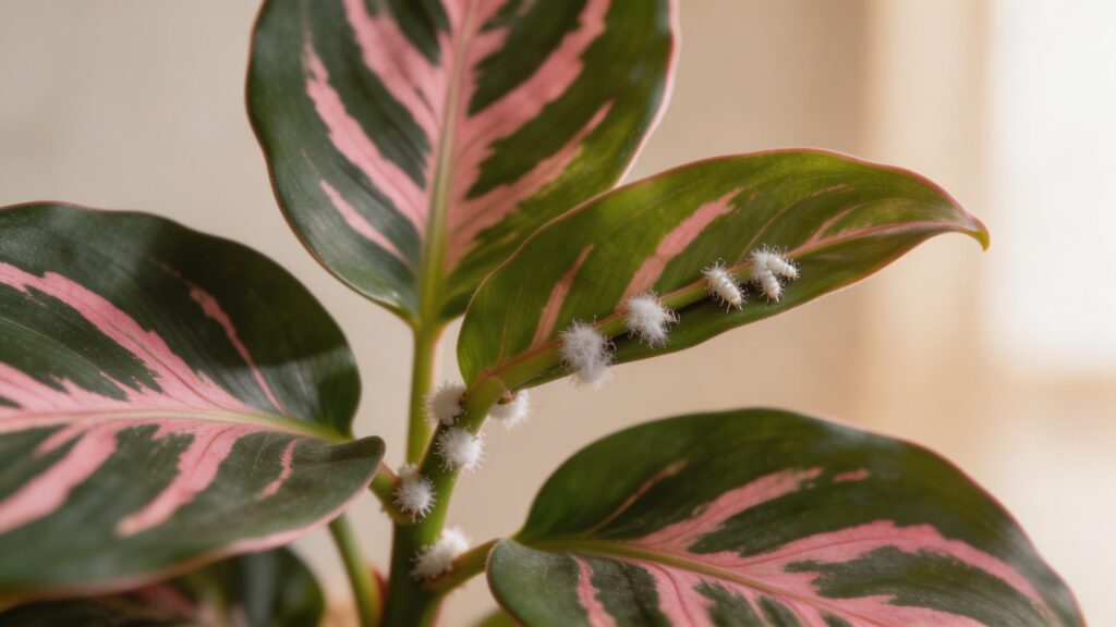 Why does my Rose - Painted Calathea - Goeppertia roseopicta have Mealybugs